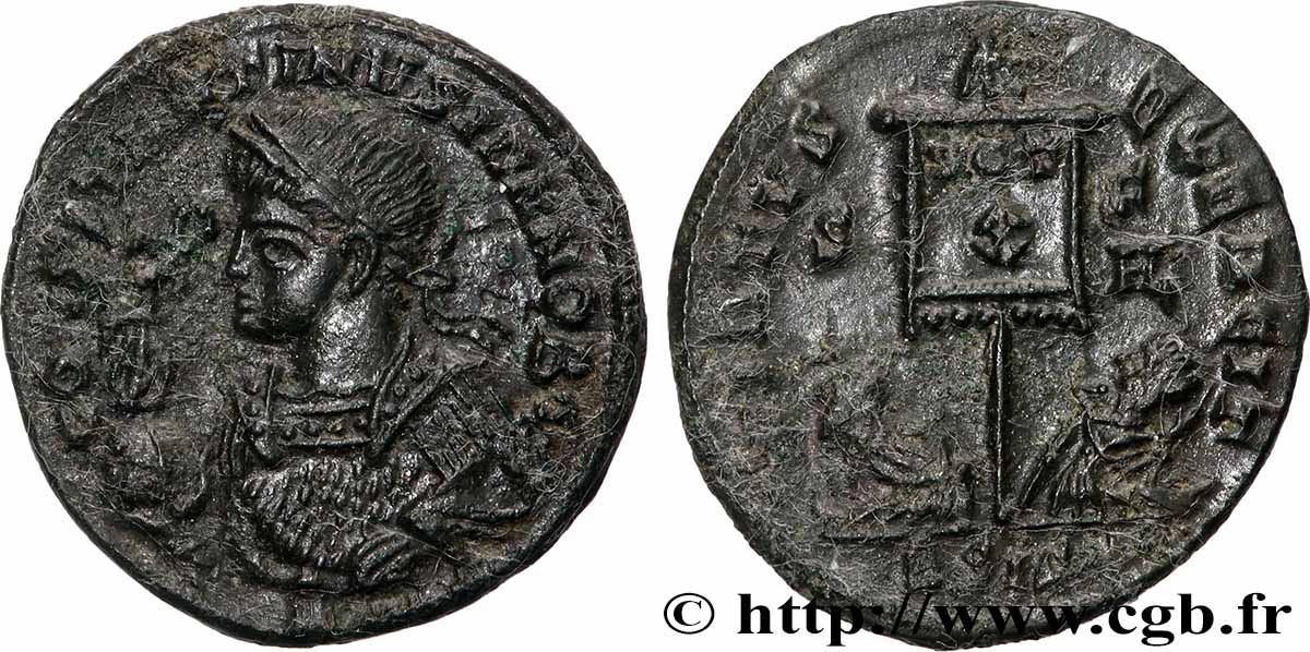 CONSTANTINE II Centenionalis ou nummus AU