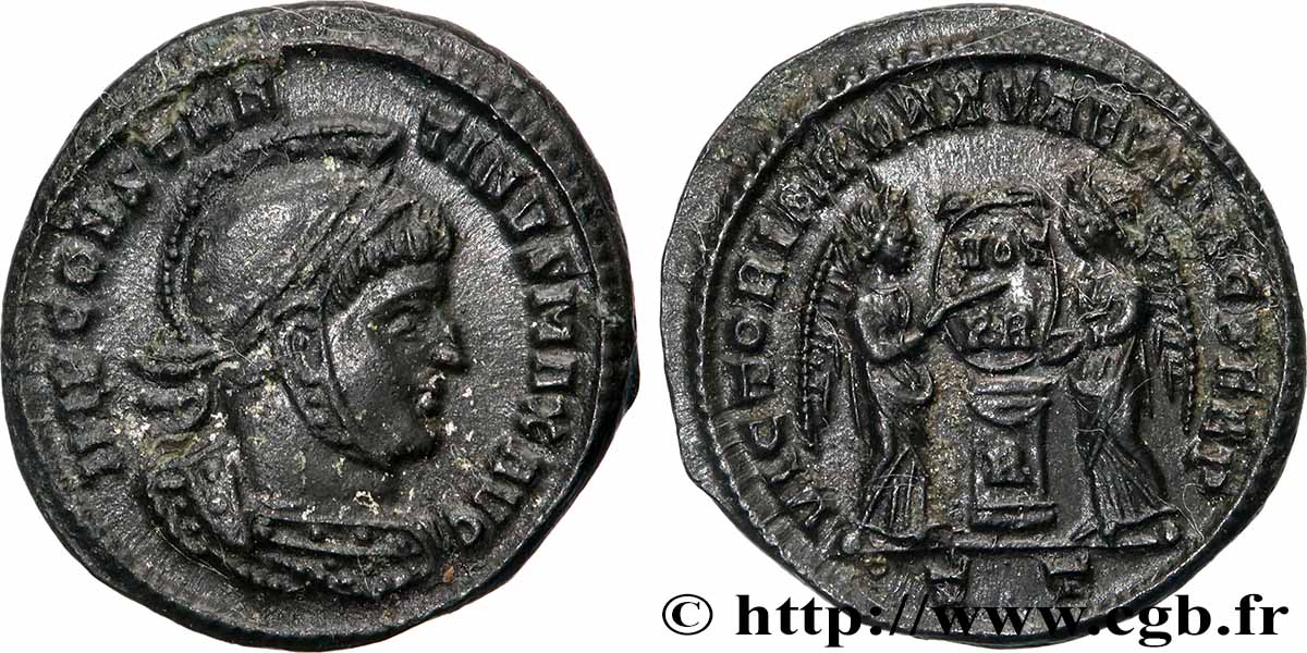 CONSTANTINUS I DER GROßE Centenionalis ou nummus fVZ