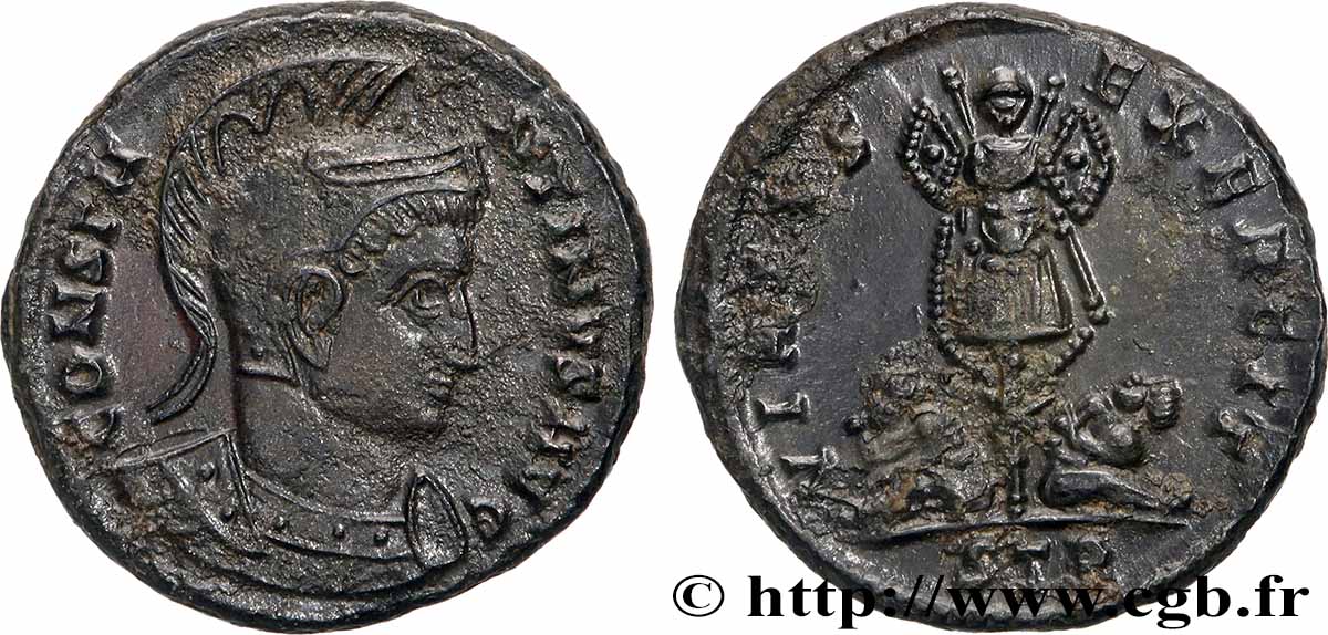 CONSTANTIN Ier LE GRAND Centenionalis ou nummus TTB+/SUP