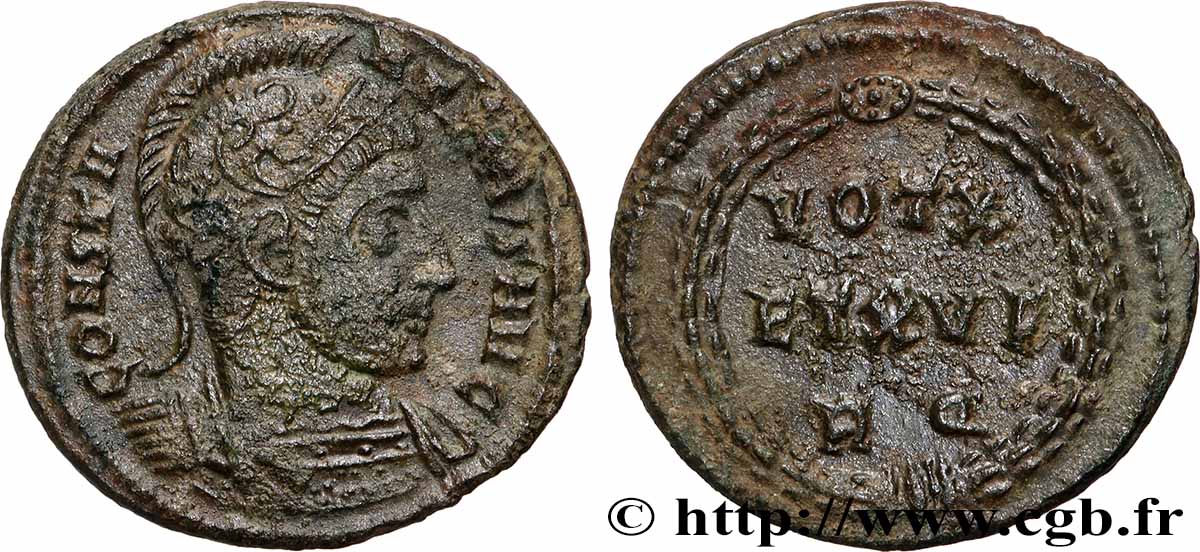 CONSTANTIN Ier LE GRAND Centenionalis ou nummus TTB+