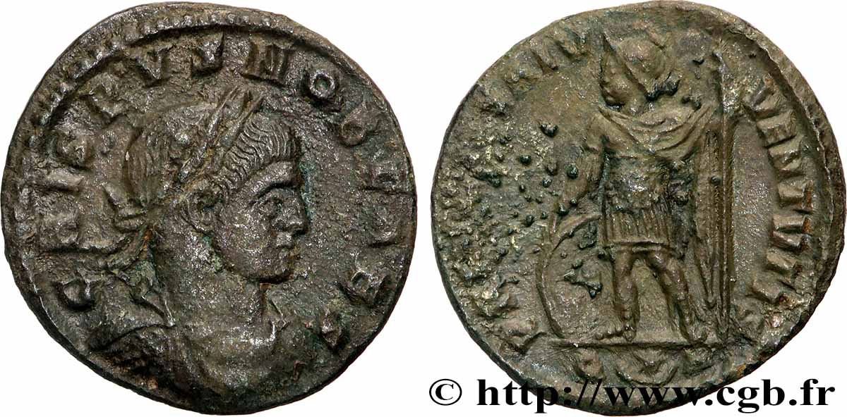 CRISPUS Follis ou nummus TTB+
