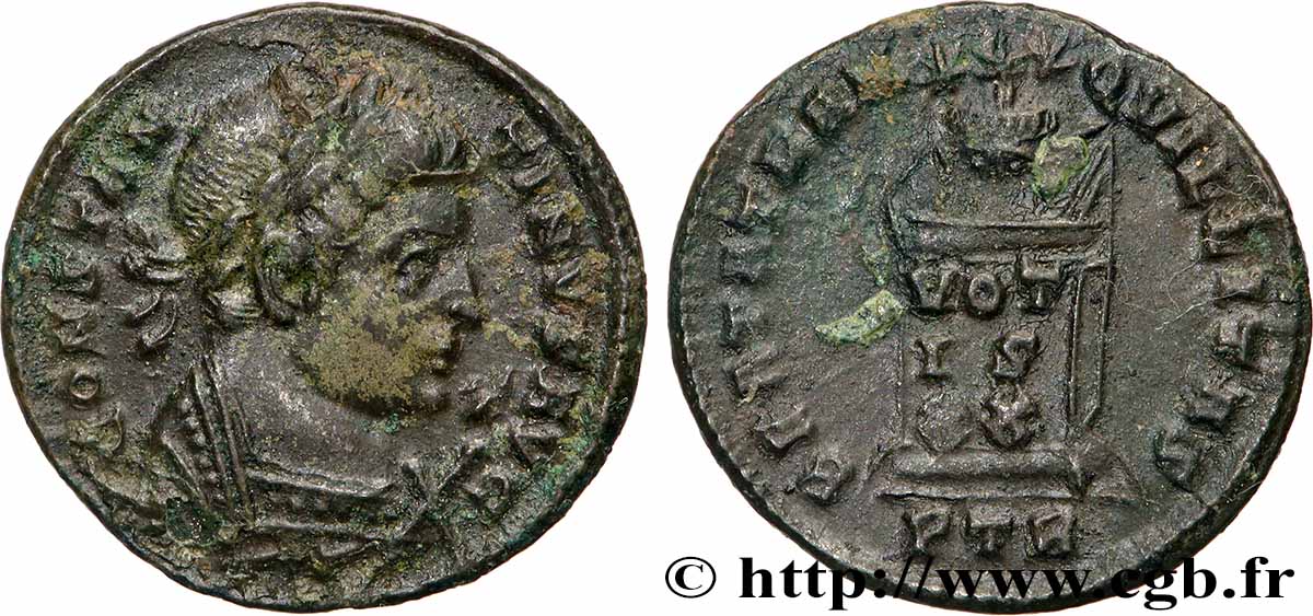 CONSTANTIN Ier LE GRAND Centenionalis ou nummus TTB+