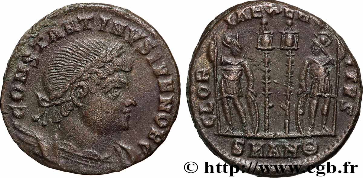CONSTANTINO II Centenionalis ou nummus MBC+