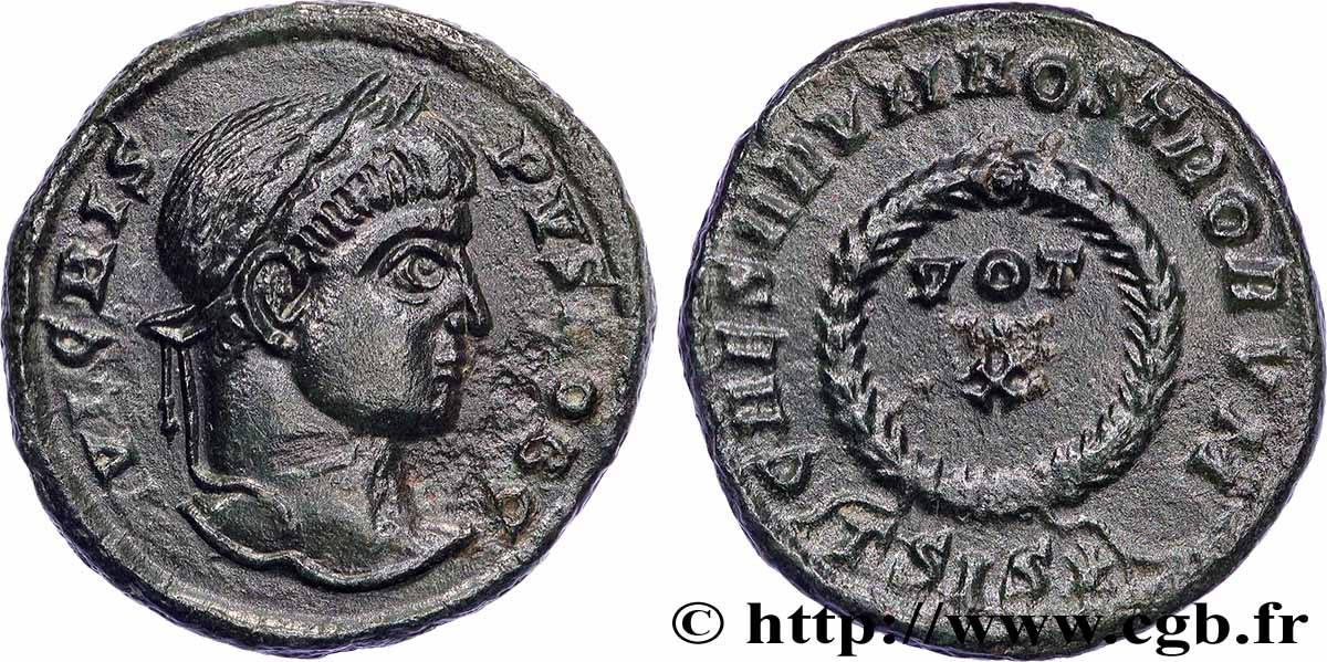 CRISPUS Centenionalis ou nummus TTB+