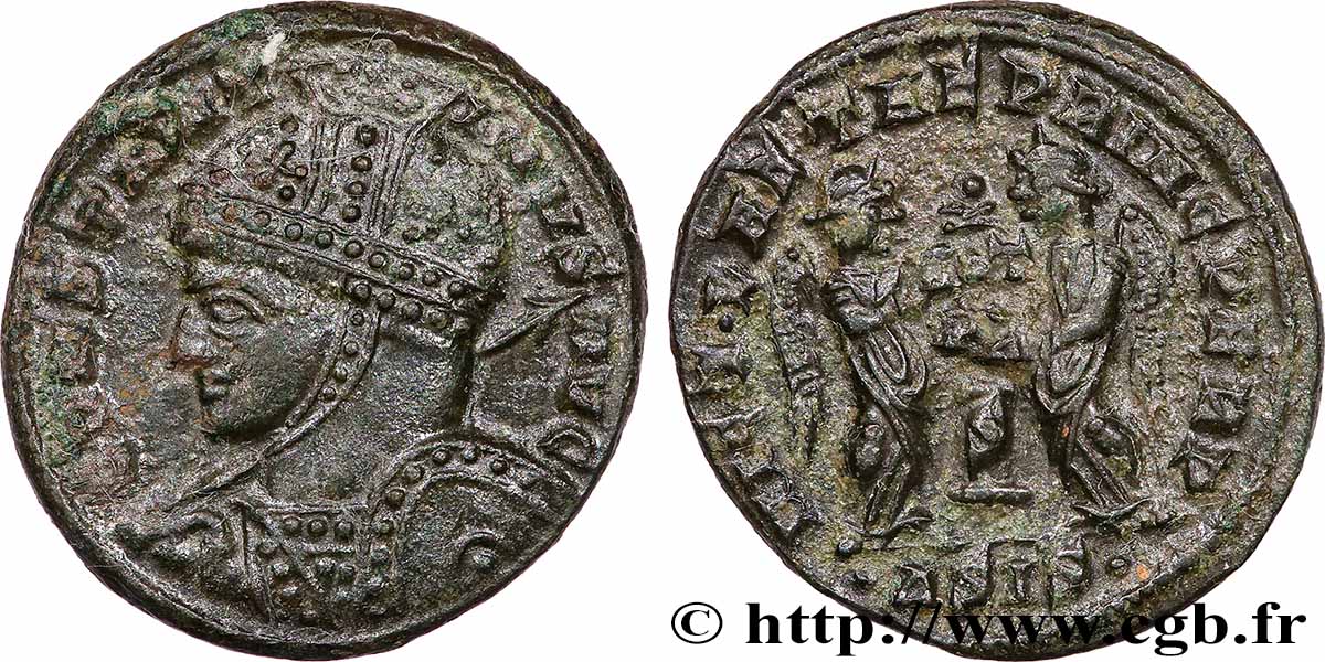 CONSTANTIN Ier LE GRAND Centenionalis ou nummus TTB+