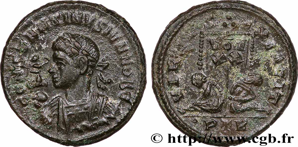 CONSTANTIN II Centenionalis ou nummus TTB+