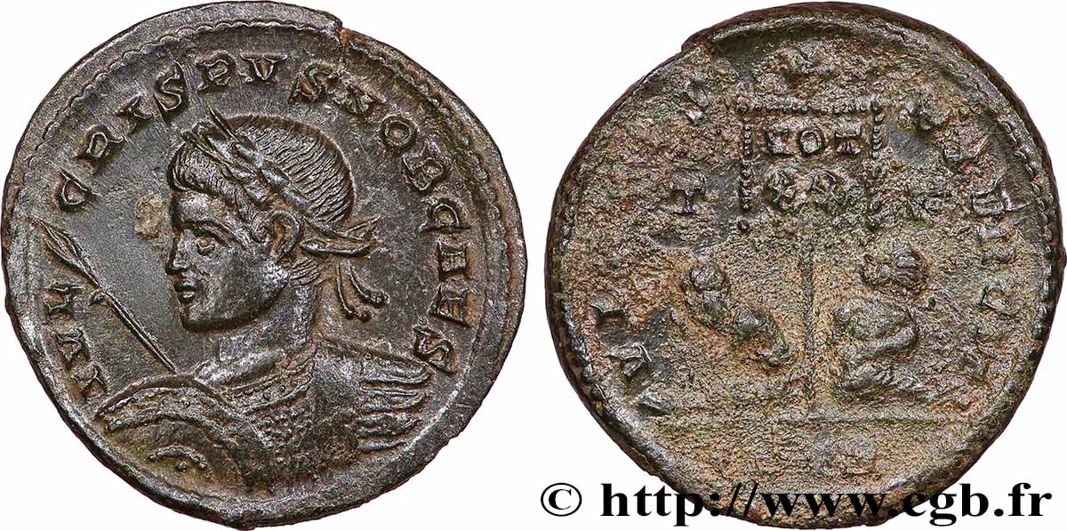 CRISPUS Centenionalis ou nummus SUP/TB+