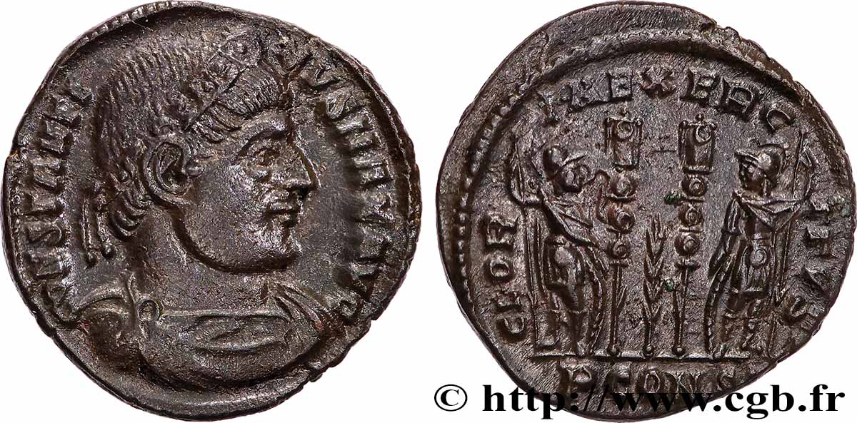 CONSTANTIN Ier LE GRAND Centenionalis ou nummus TTB+/SUP