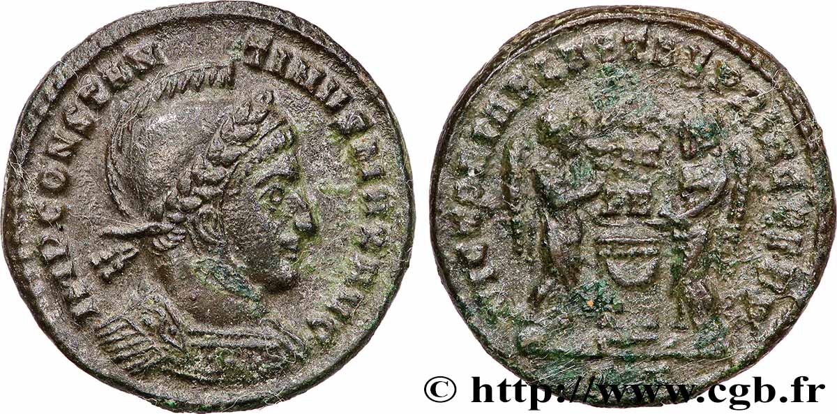 CONSTANTIN Ier LE GRAND Centenionalis ou nummus TTB+/TTB