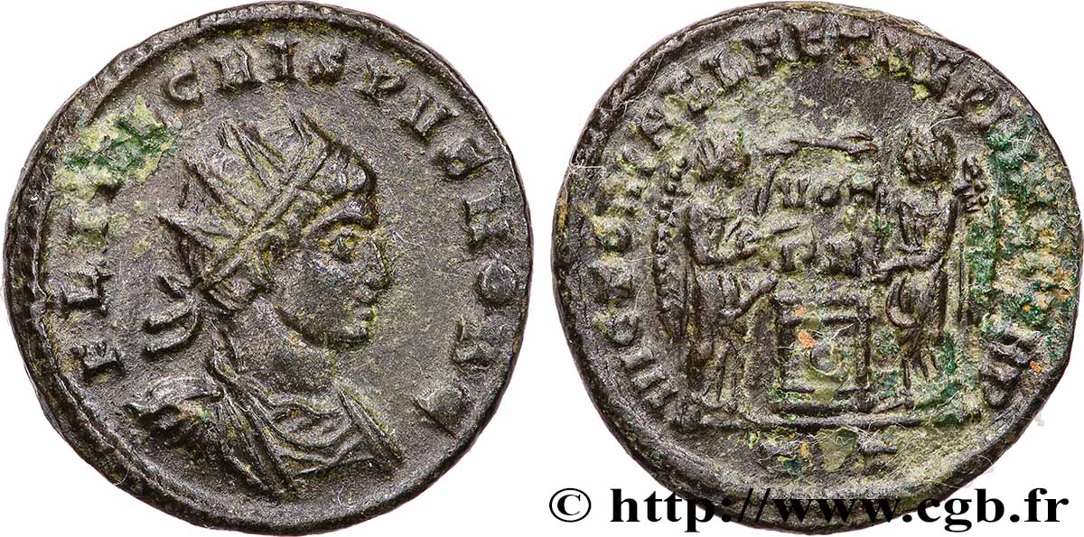 CRISPUS Centenionalis ou nummus TTB+