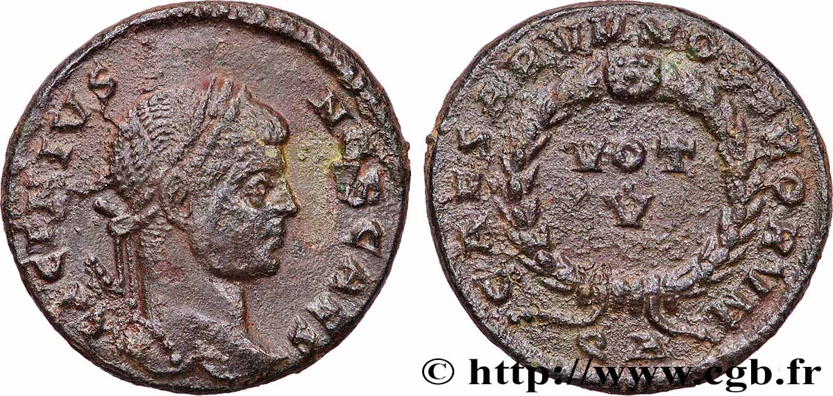 CRISPUS Centenionalis ou nummus TTB+