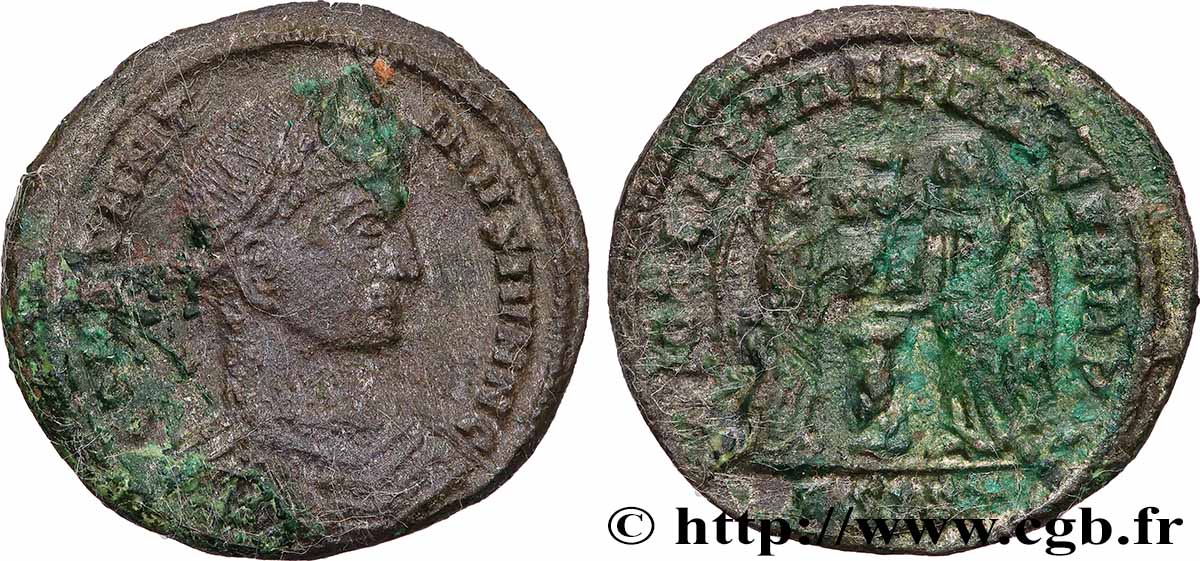 CONSTANTIN II Centenionalis ou nummus TTB+