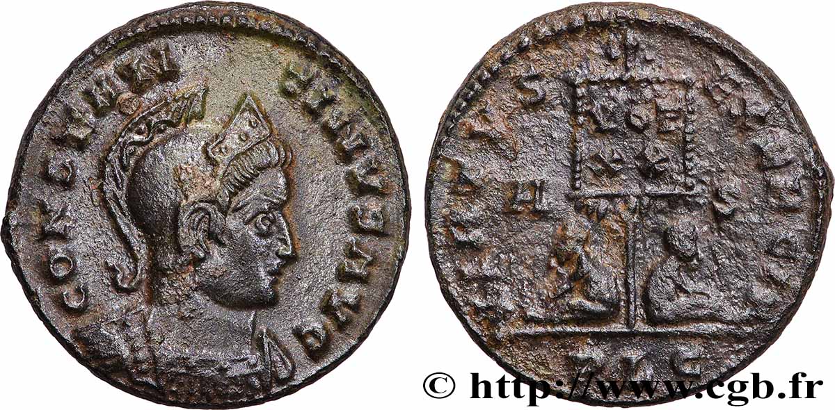 CONSTANTIN Ier LE GRAND Centenionalis ou nummus TTB+