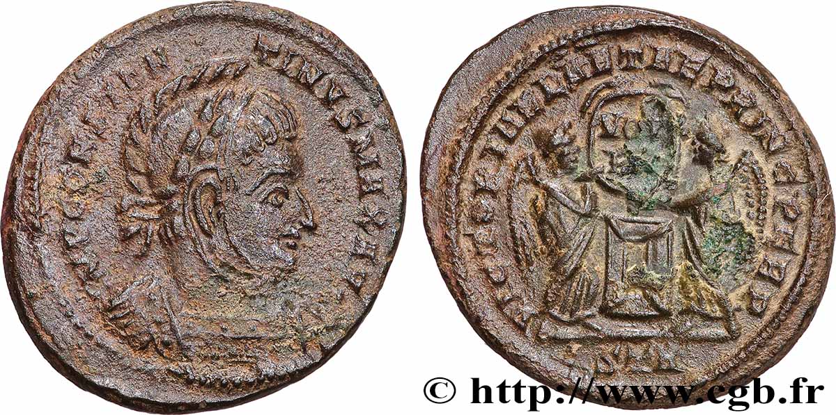 CONSTANTIN Ier LE GRAND Centenionalis ou nummus TTB+