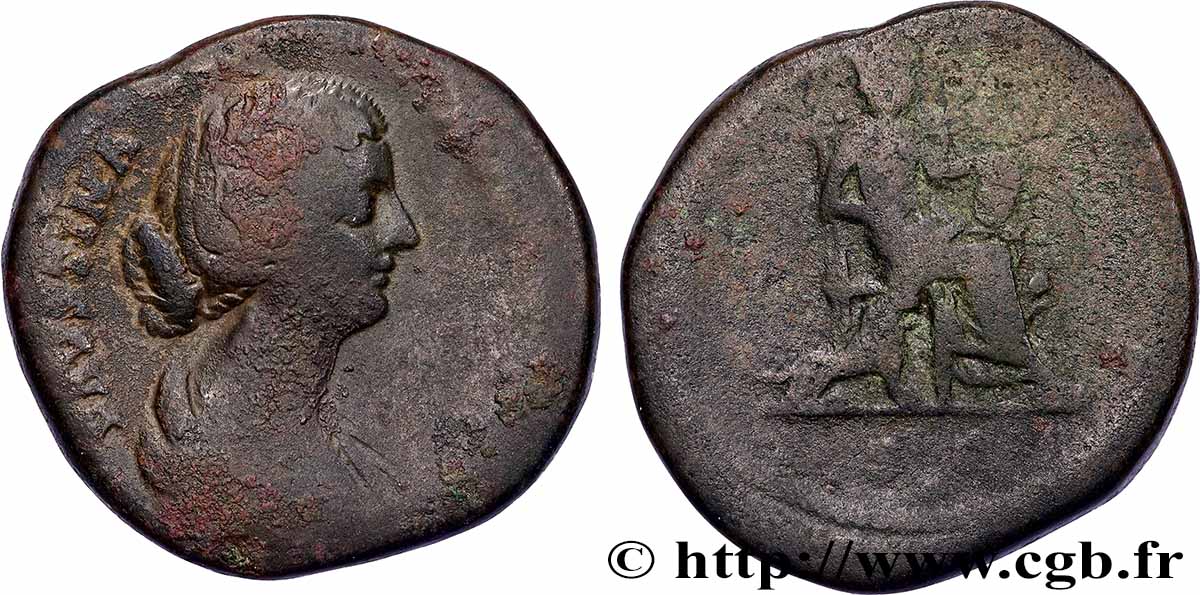 FAUSTINA GIOVANE Sesterce MB
