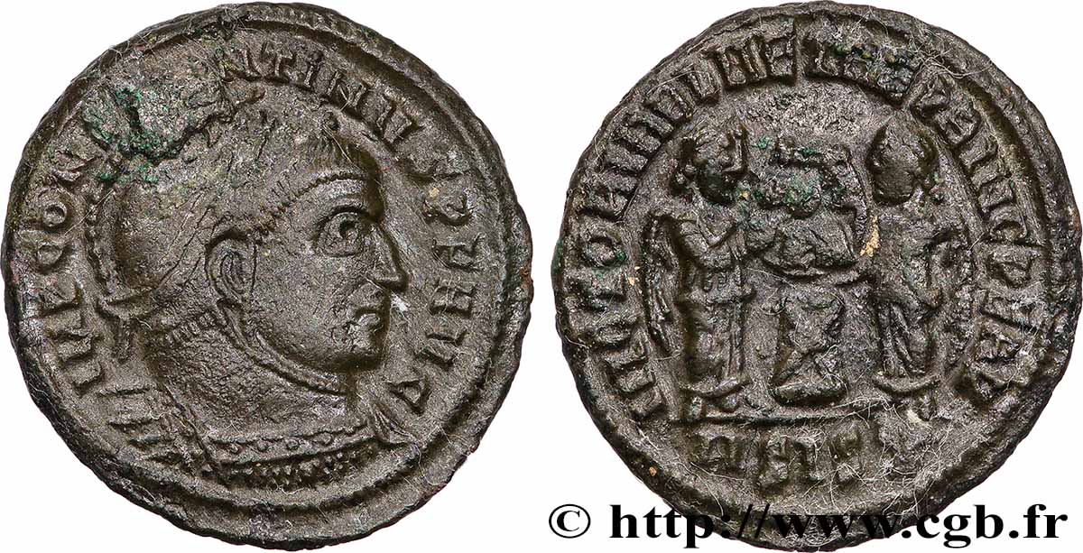 CONSTANTIN Ier LE GRAND Centenionalis ou nummus TTB+