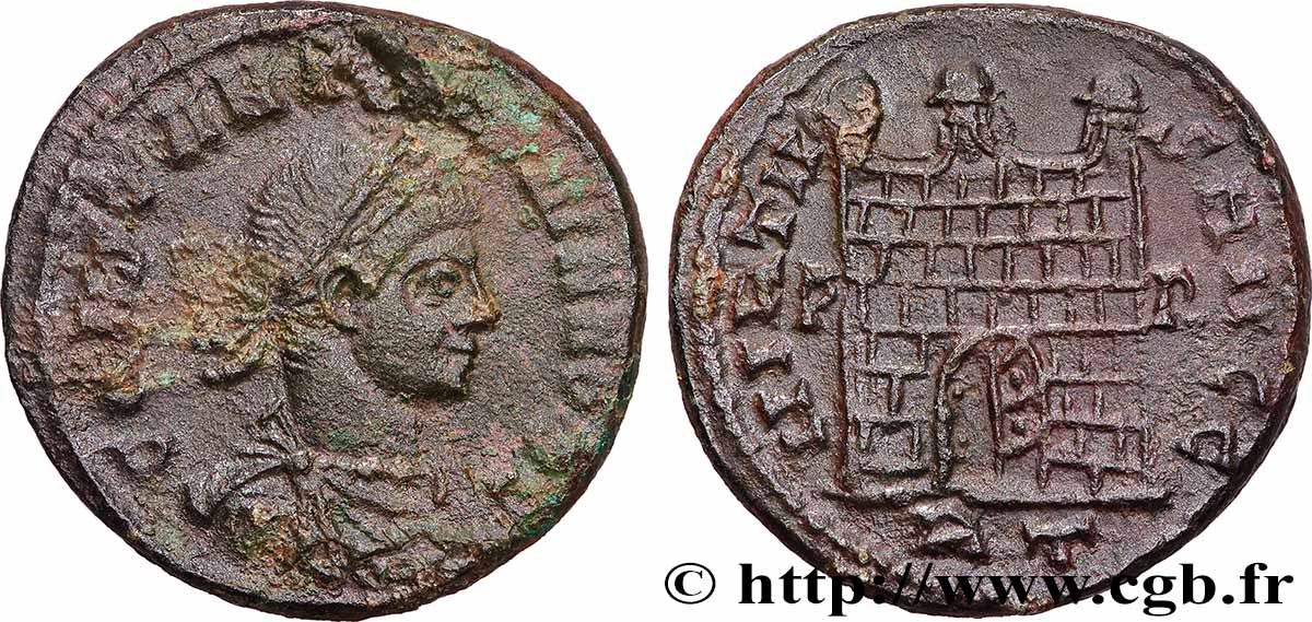 CONSTANTIN II Centenionalis ou nummus TTB+
