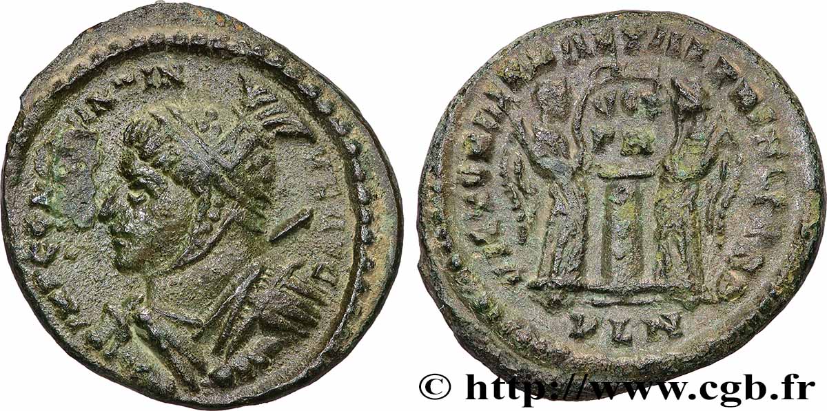 CONSTANTIN Ier LE GRAND Centenionalis ou nummus TTB+