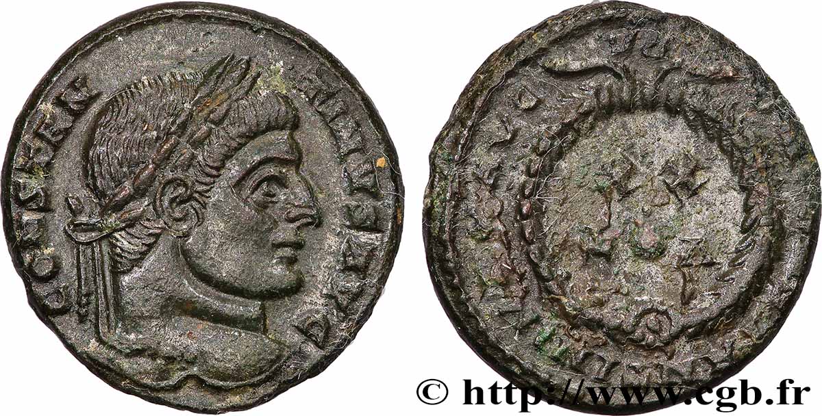 CONSTANTIN Ier LE GRAND Centenionalis ou nummus SUP/TTB+