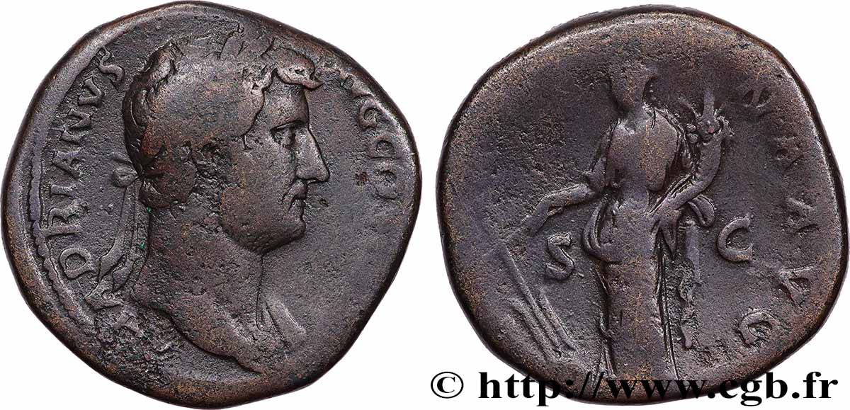 HADRIAN Sesterce VF