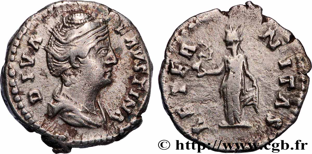 FAUSTINE MÈRE Denier TTB+/TTB