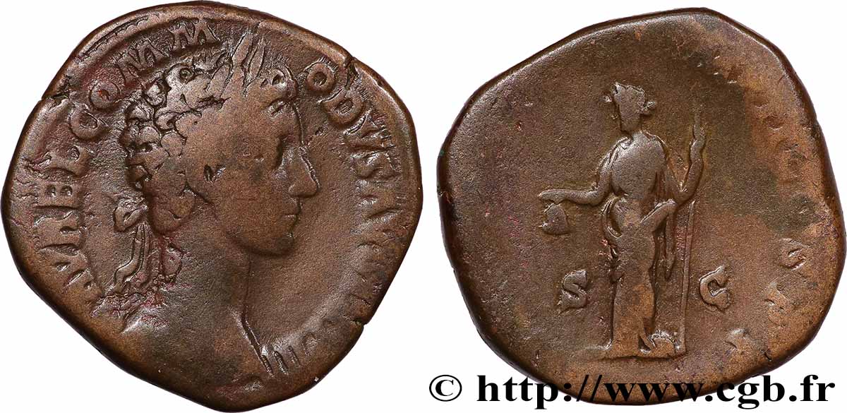 COMMODUS Sesterce VF