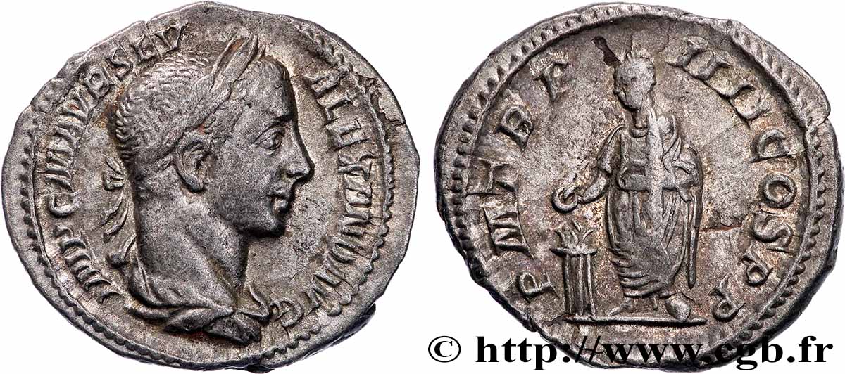 ALEXANDRE SÉVÈRE Denier TTB+