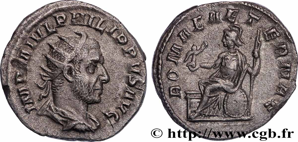 PHILIPPE Ier L&nbsp;ARABE Antoninien TTB+