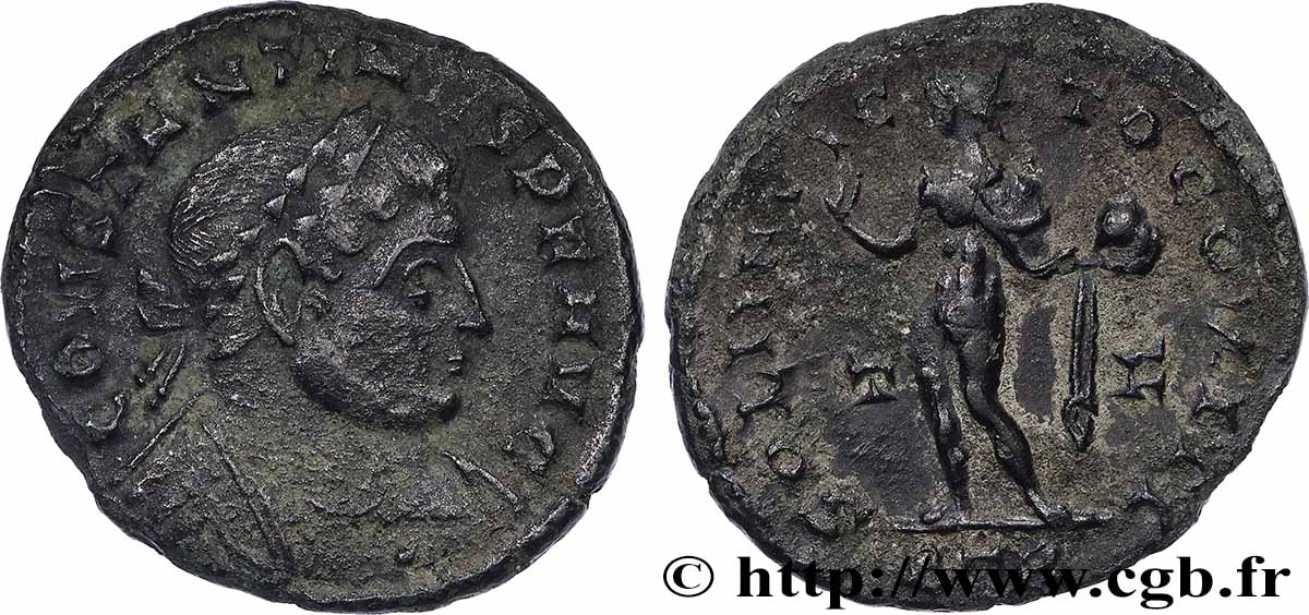CONSTANTINE I THE GREAT Follis ou nummus AU/XF