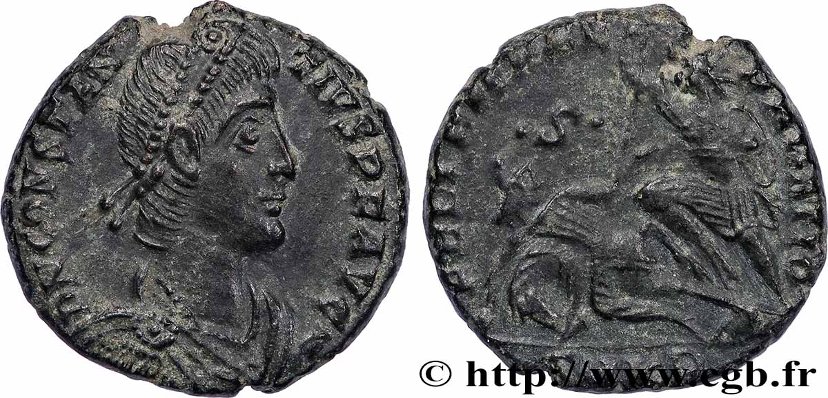 CONSTANTIUS II Maiorina réduite AU