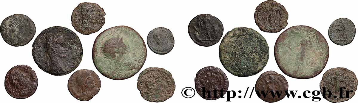 LOTS Lots de 8 monnaies lot