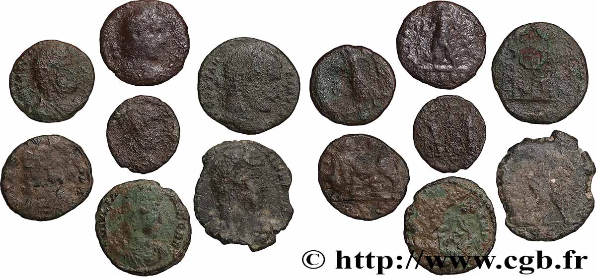 LOTS Lots de 7 monnaies lot