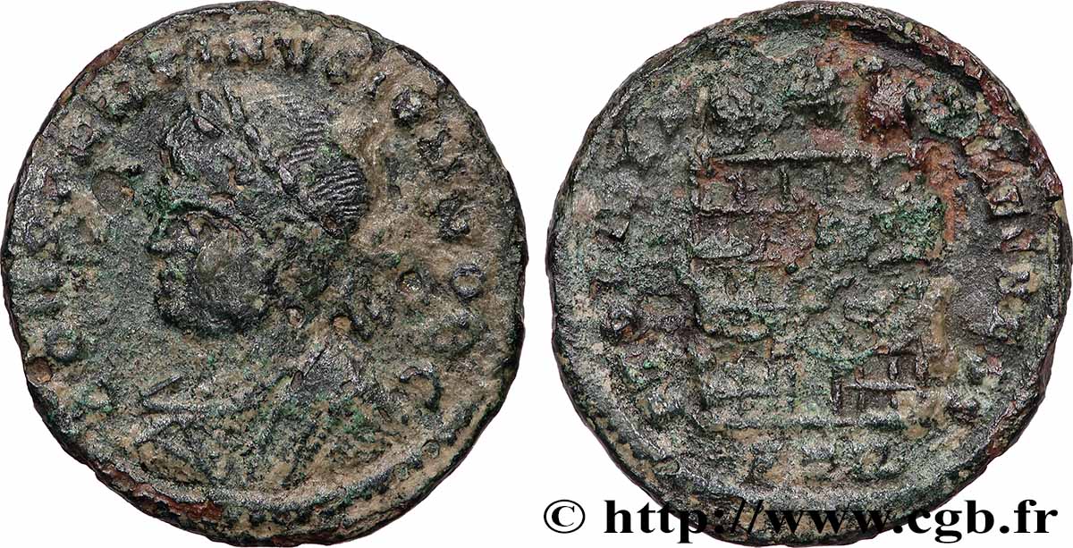 CONSTANTIN II Centenionalis ou nummus TB+