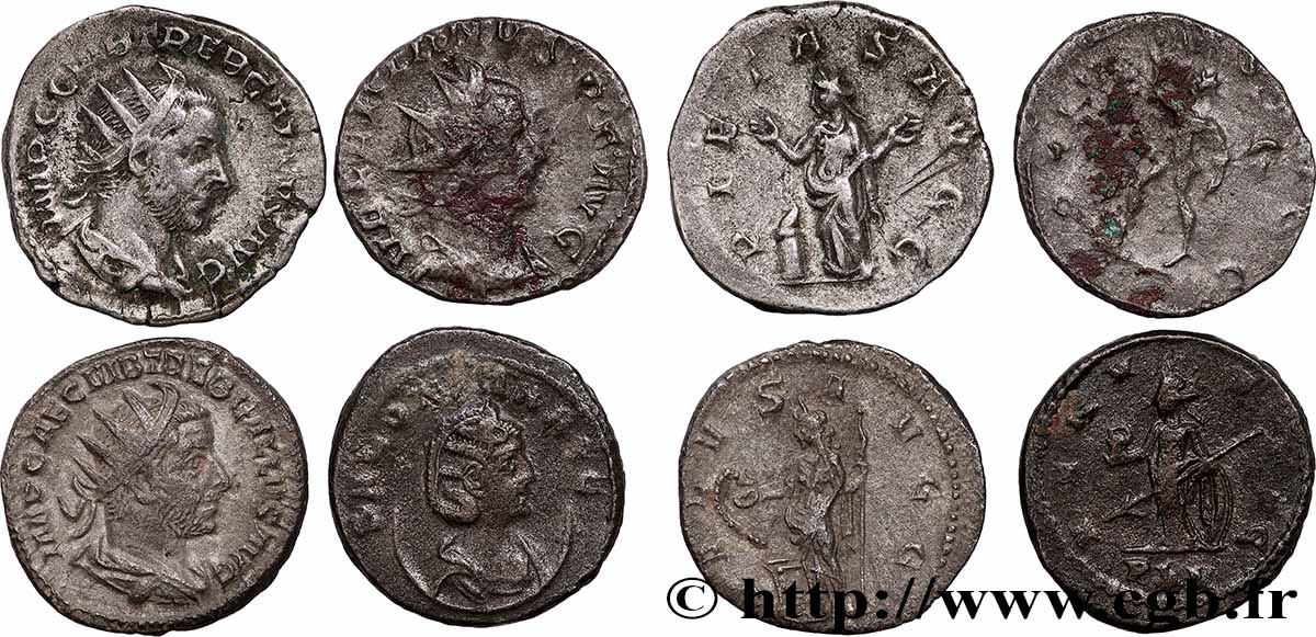 LOTS Lots de 4 monnaies lot