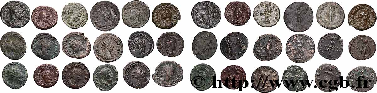 LOTS Lots de 18 monnaies lot