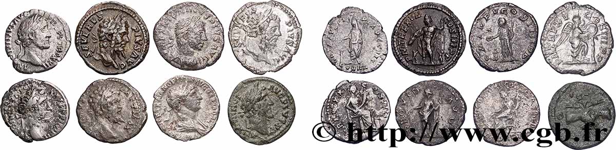 LOTS Lots de 8 monnaies lot