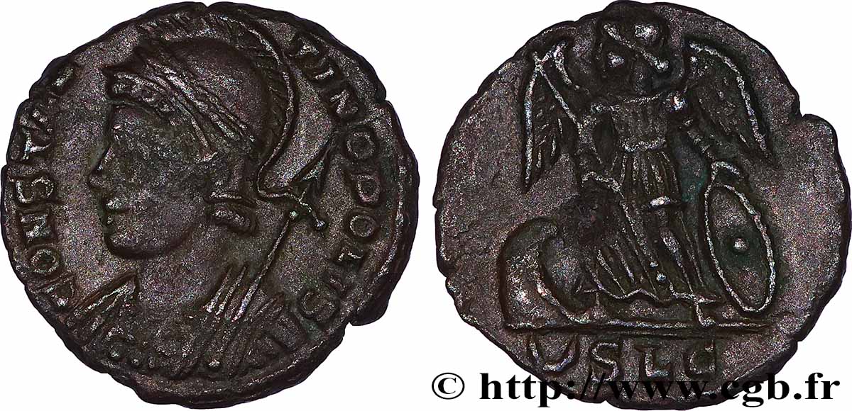 CONSTANTINOPLE Centenionalis ou nummus TTB+