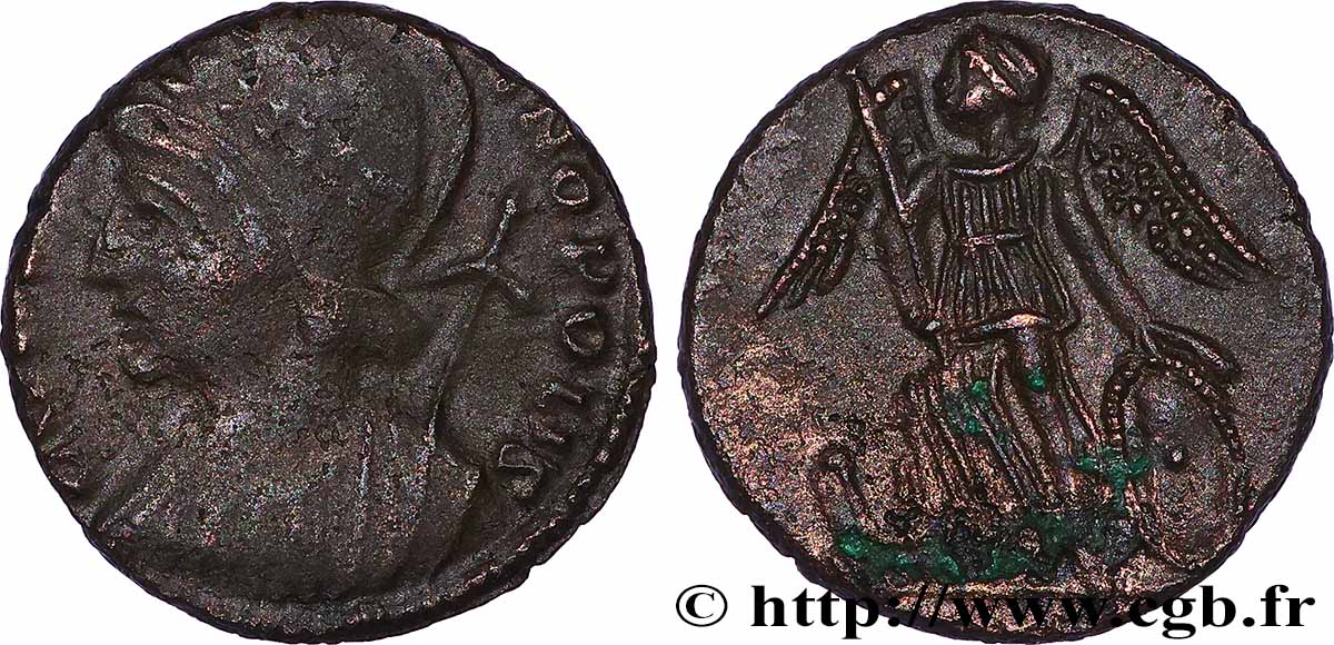 CONSTANTINOPLE Centenionalis ou nummus TTB/TTB+