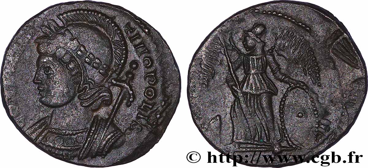 CONSTANTINOPEL Centenionalis ou nummus fVZ
