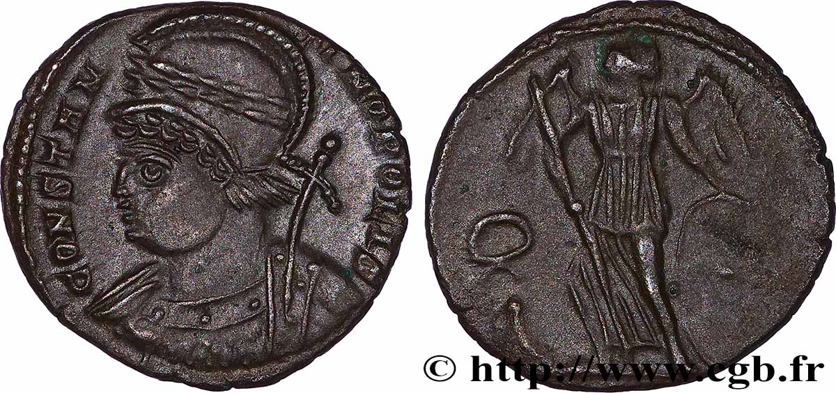 CONSTANTINOPEL Centenionalis ou nummus fVZ