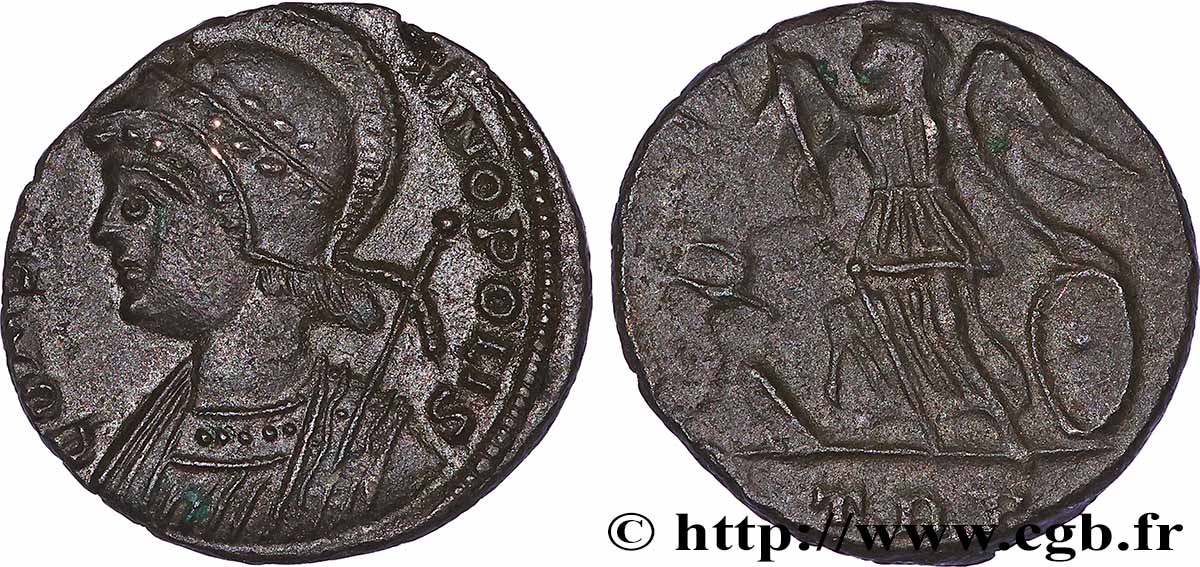 CONSTANTINOPEL Centenionalis ou nummus fVZ