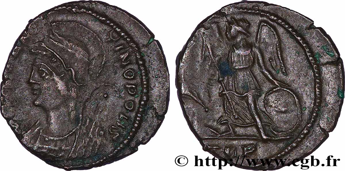 CONSTANTINOPEL Centenionalis ou nummus fVZ