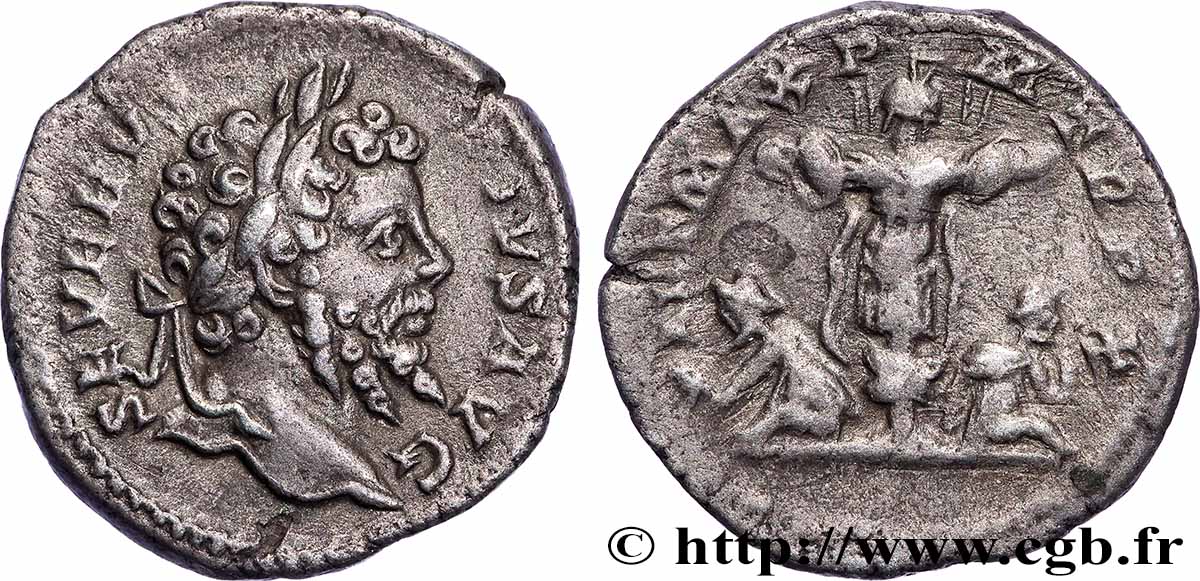 SEPTIME SÉVÈRE Denier SUP/TTB