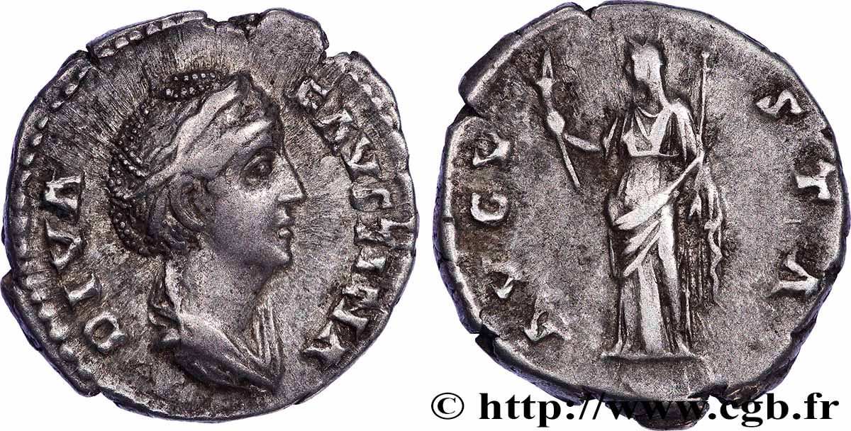 FAUSTINE MÈRE Denier TTB+