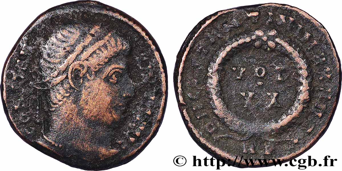 CONSTANTIN Ier LE GRAND Centenionalis ou nummus TTB