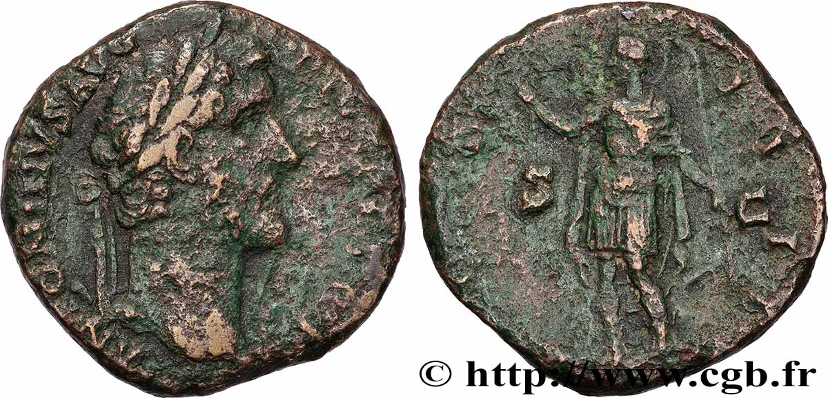 ANTONIN LE PIEUX Sesterce TB+