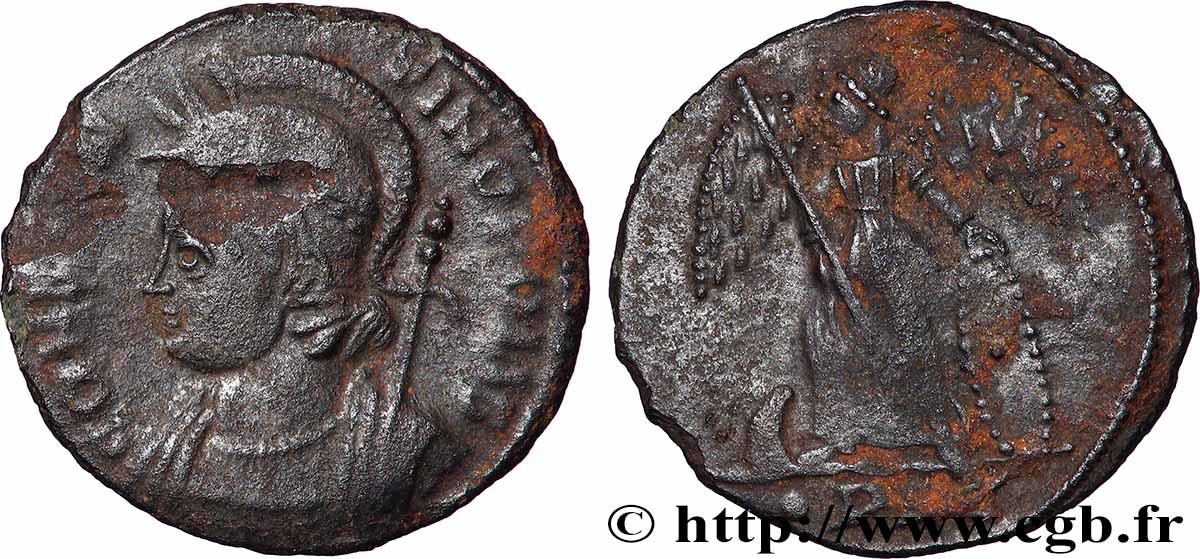 CONSTANTINOPEL Centenionalis ou nummus SS