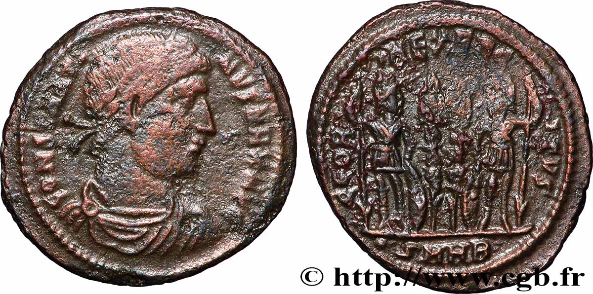 CONSTANTINUS I DER GROßE Centenionalis ou nummus fSS
