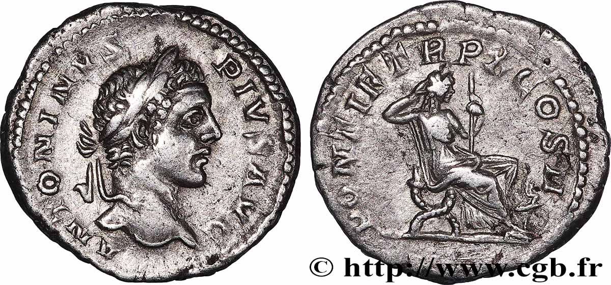 CARACALLA Denier TTB+