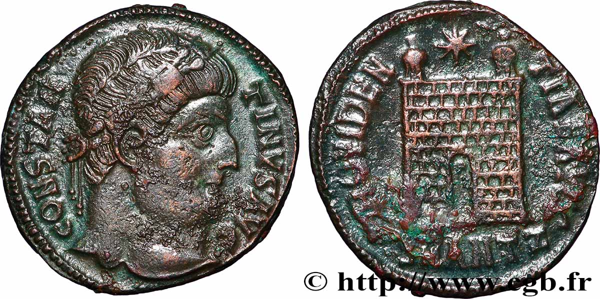 CONSTANTINUS I DER GROßE Centenionalis ou nummus SS